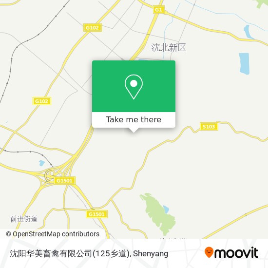 沈阳华美畜禽有限公司(125乡道) map