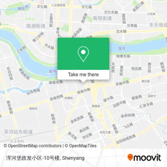 浑河堡政发小区-10号楼 map