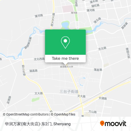 华润万家(南大街店)-东2门 map