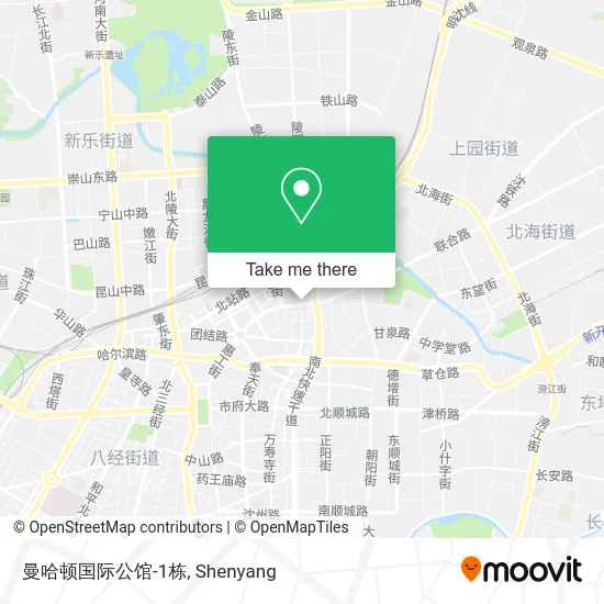 曼哈顿国际公馆-1栋 map