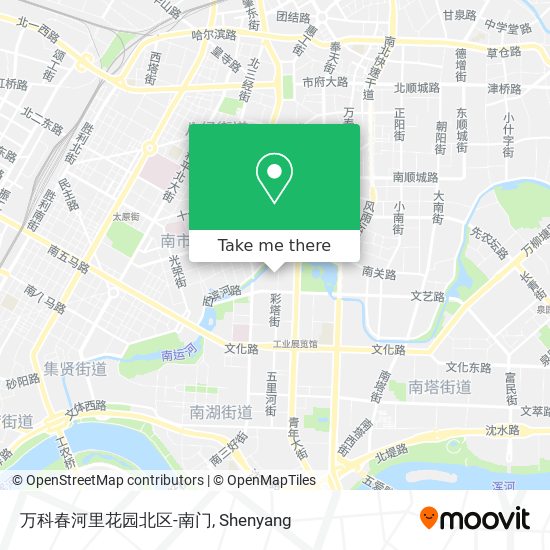 万科春河里花园北区-南门 map