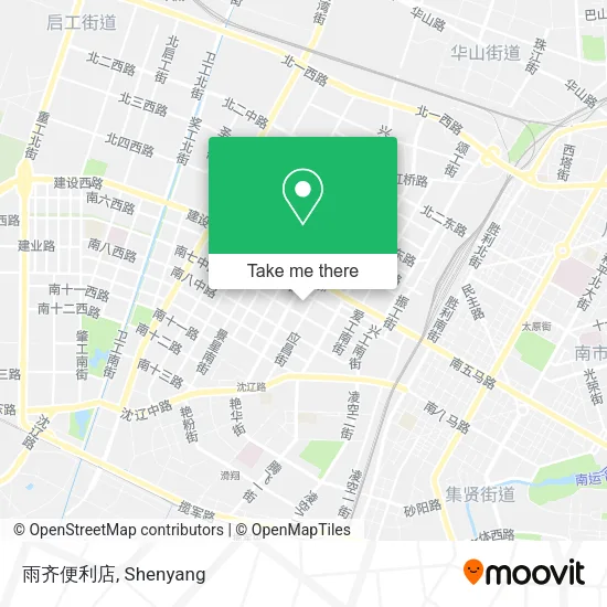 雨齐便利店 map