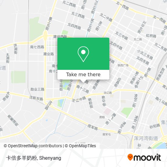 卡倍多羊奶粉 map