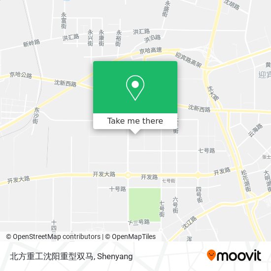 北方重工沈阳重型双马 map