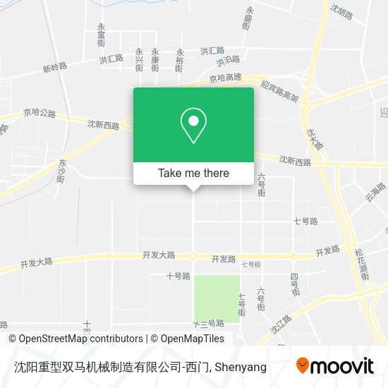 沈阳重型双马机械制造有限公司-西门 map