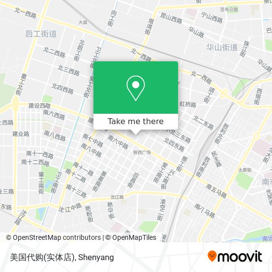 美国代购(实体店) map