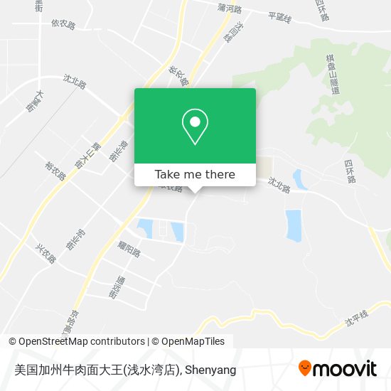 美国加州牛肉面大王(浅水湾店) map