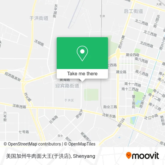 美国加州牛肉面大王(于洪店) map