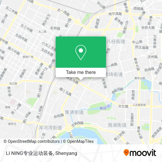 LI NING专业运动装备 map