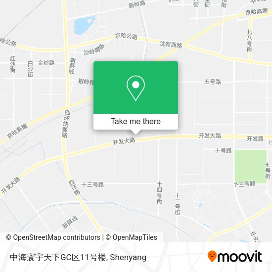 中海寰宇天下GC区11号楼 map
