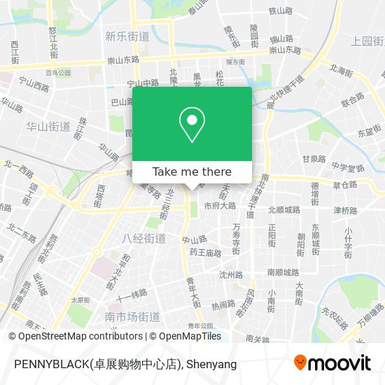 PENNYBLACK(卓展购物中心店) map