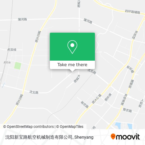 沈阳新宝路航空机械制造有限公司 map