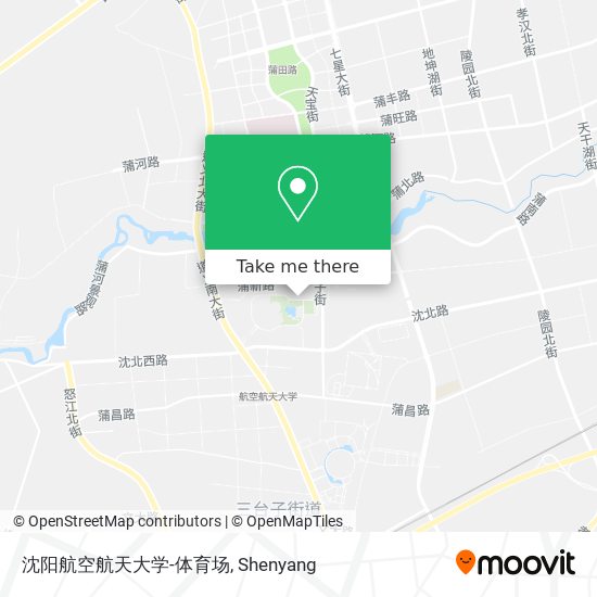 沈阳航空航天大学-体育场 map