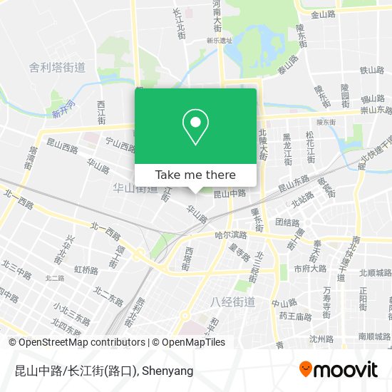 昆山中路/长江街(路口) map