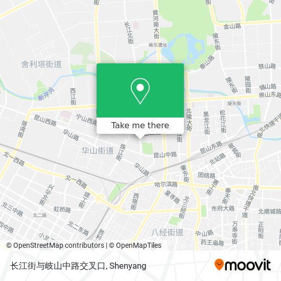 长江街与岐山中路交叉口 map