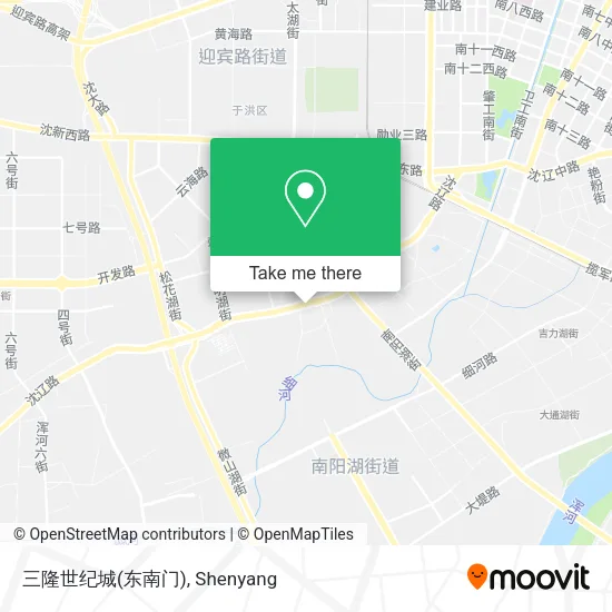 三隆世纪城(东南门) map