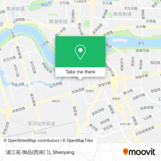 浦江苑·御品(西南门) map