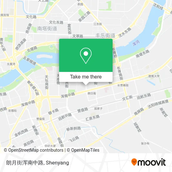 朗月街浑南中路 map