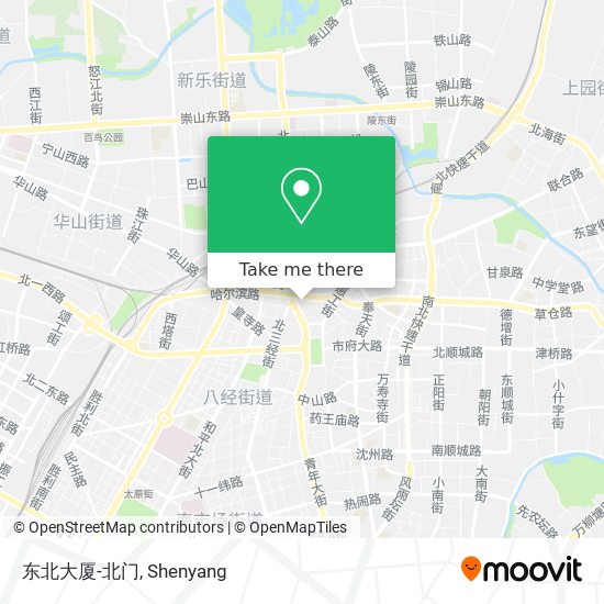 东北大厦-北门 map