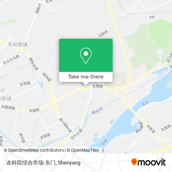 农科院综合市场-东门 map