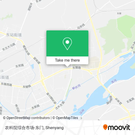 农科院综合市场-东门 map