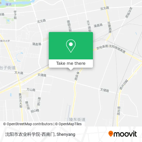 沈阳市农业科学院-西南门 map