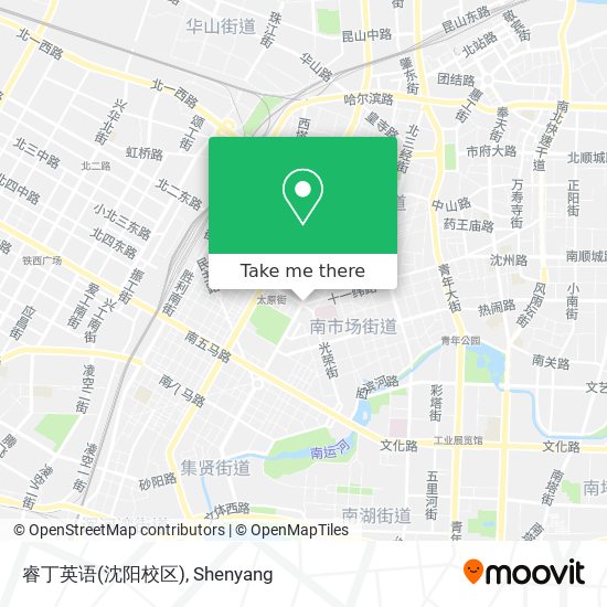 睿丁英语(沈阳校区) map