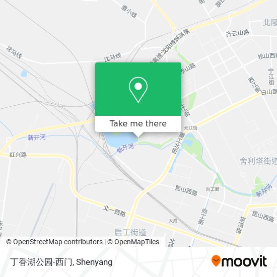 丁香湖公园-西门 map