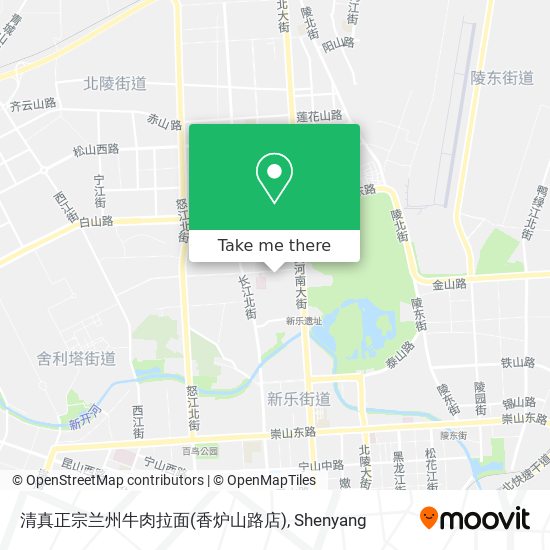 清真正宗兰州牛肉拉面(香炉山路店) map