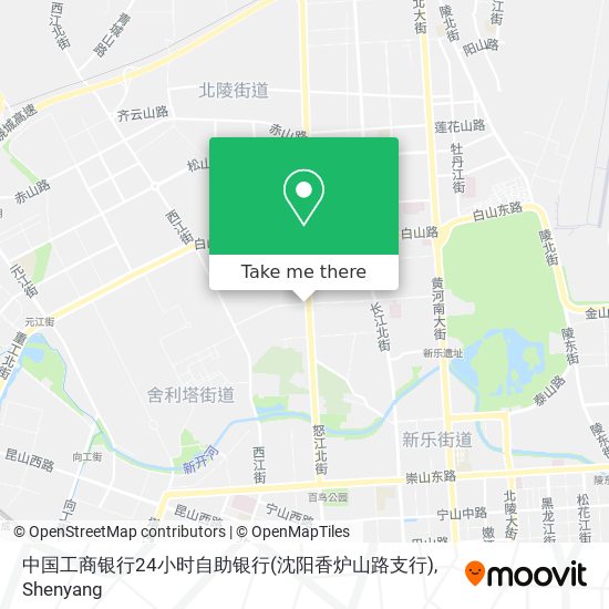 中国工商银行24小时自助银行(沈阳香炉山路支行) map