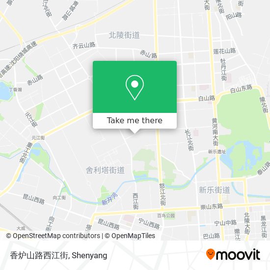 香炉山路西江街 map