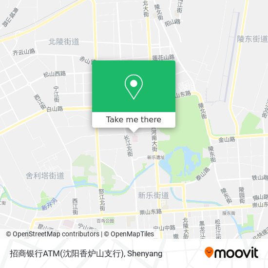 招商银行ATM(沈阳香炉山支行) map