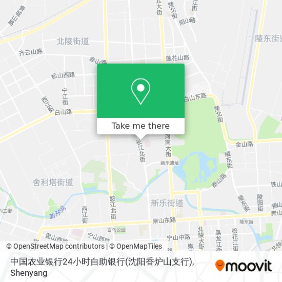 中国农业银行24小时自助银行(沈阳香炉山支行) map