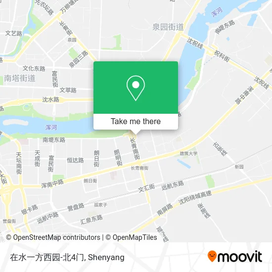 在水一方西园-北4门 map