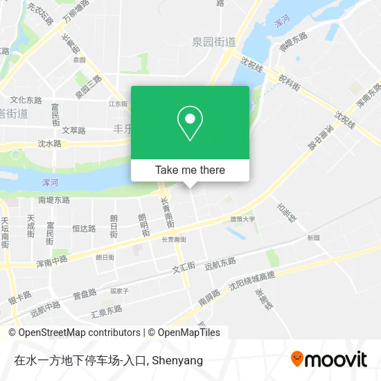 在水一方地下停车场-入口 map