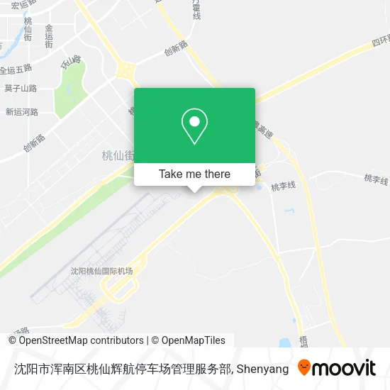 沈阳市浑南区桃仙辉航停车场管理服务部 map