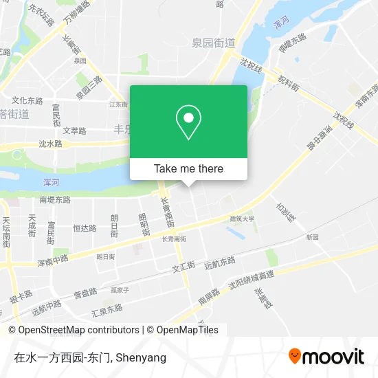 在水一方西园-东门 map