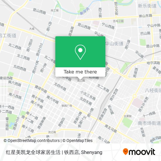 红星美凯龙全球家居生活 | 铁西店 map