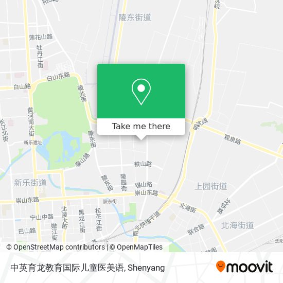 中英育龙教育国际儿童医美语 map