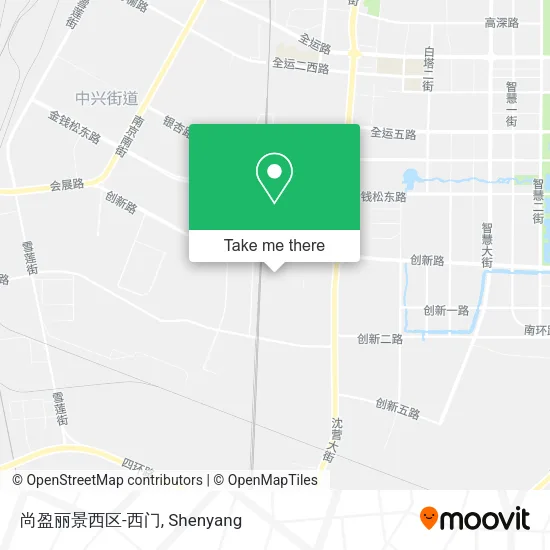 尚盈丽景西区-西门 map