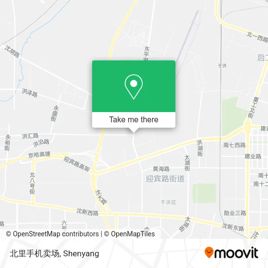 北里手机卖场 map
