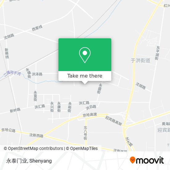 永泰门业 map