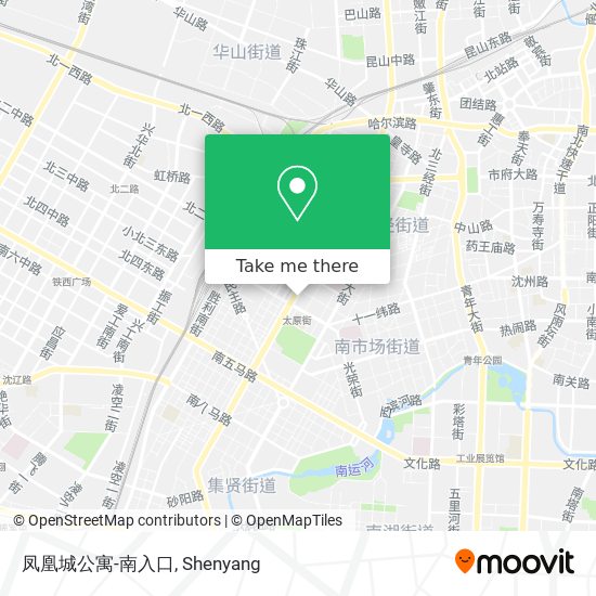 凤凰城公寓-南入口 map