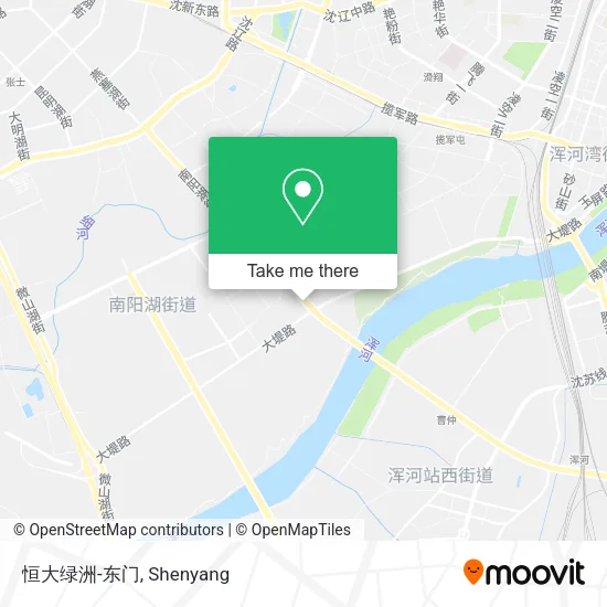 恒大绿洲-东门 map