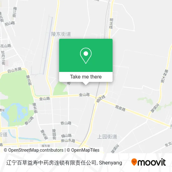 辽宁百草益寿中药房连锁有限责任公司 map