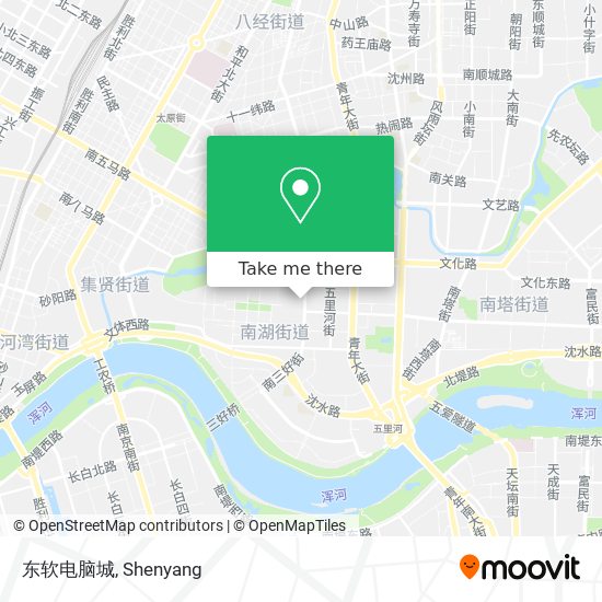 东软电脑城 map
