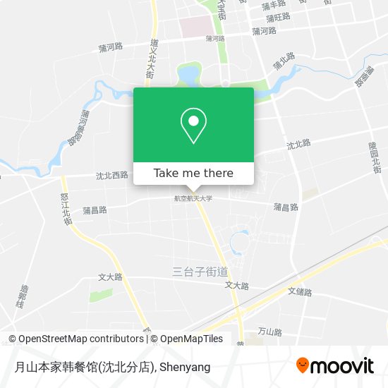 月山本家韩餐馆(沈北分店) map