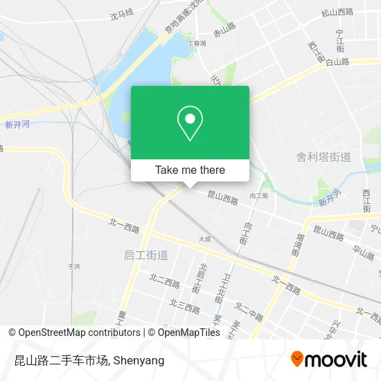 昆山路二手车市场 map