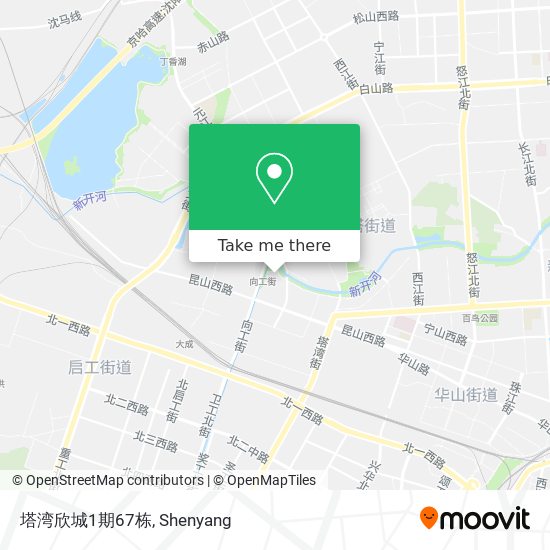 塔湾欣城1期67栋 map