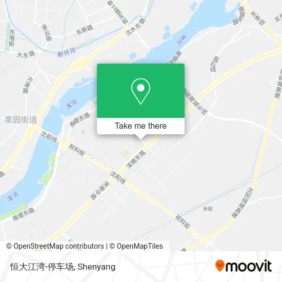 恒大江湾-停车场 map